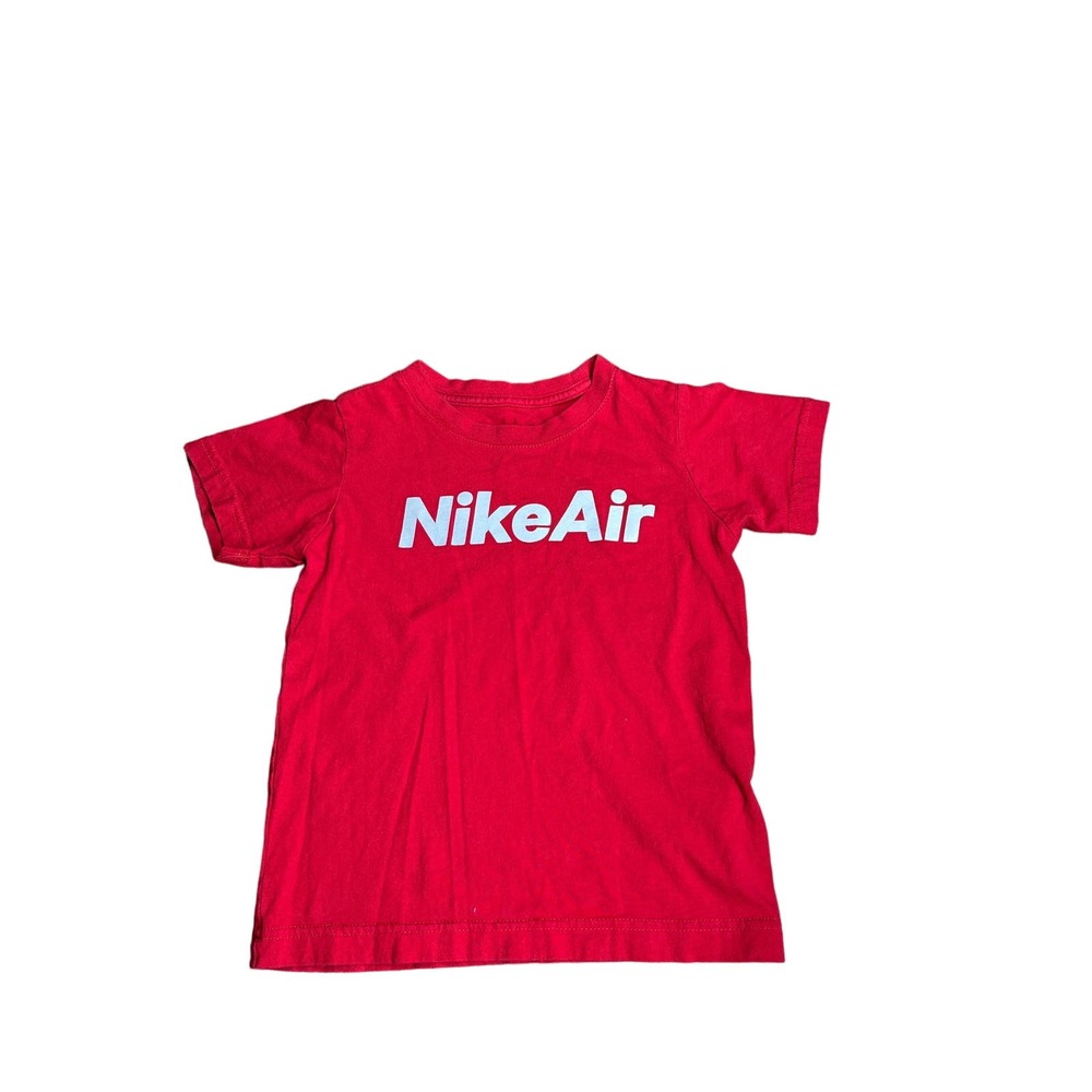 Nike Air Boys Red T Shirt Size 6 5-6 Years  Cute